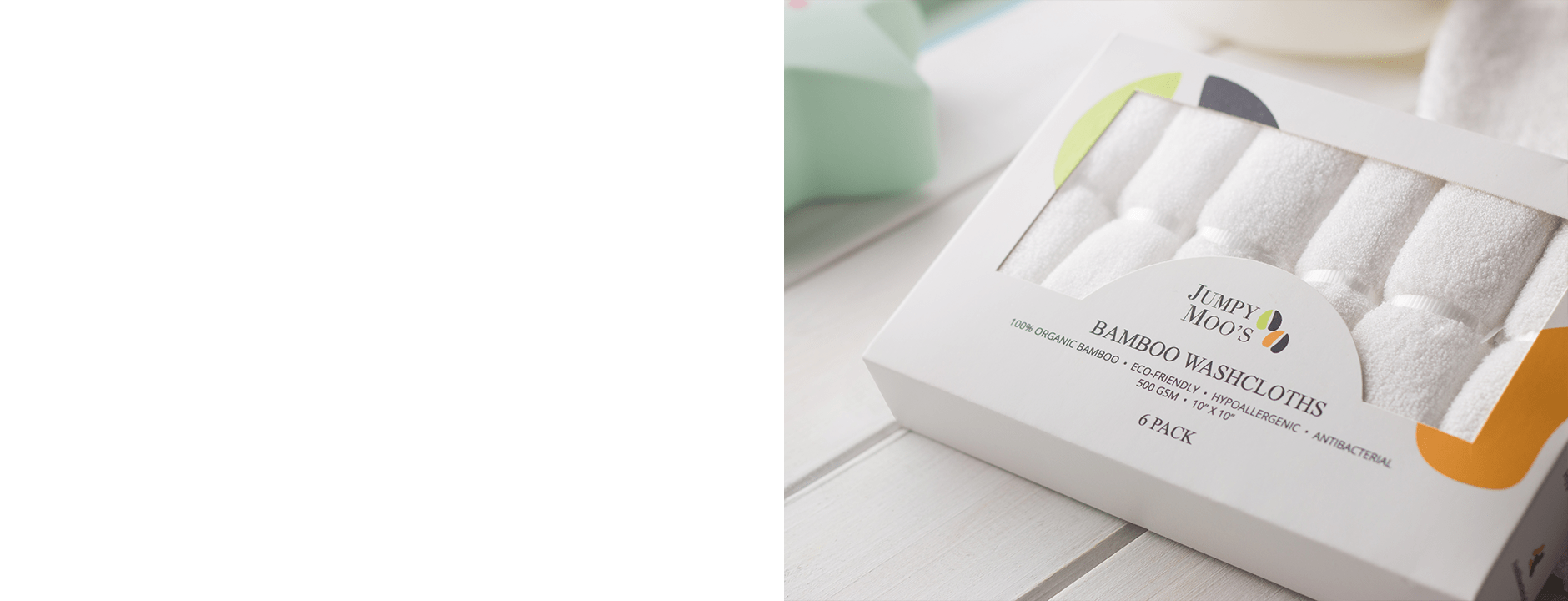 Baby Washcloths - Jumpy Moo's - Baby Essentials