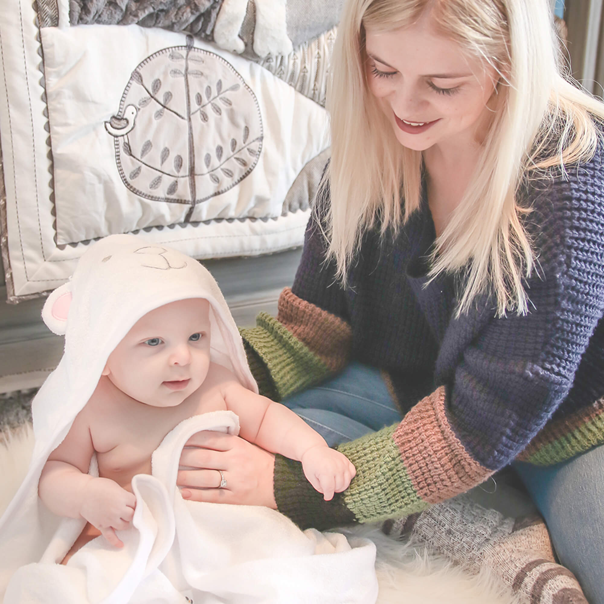 Hooded Towels - Jumpy Moo's - Baby Essentials