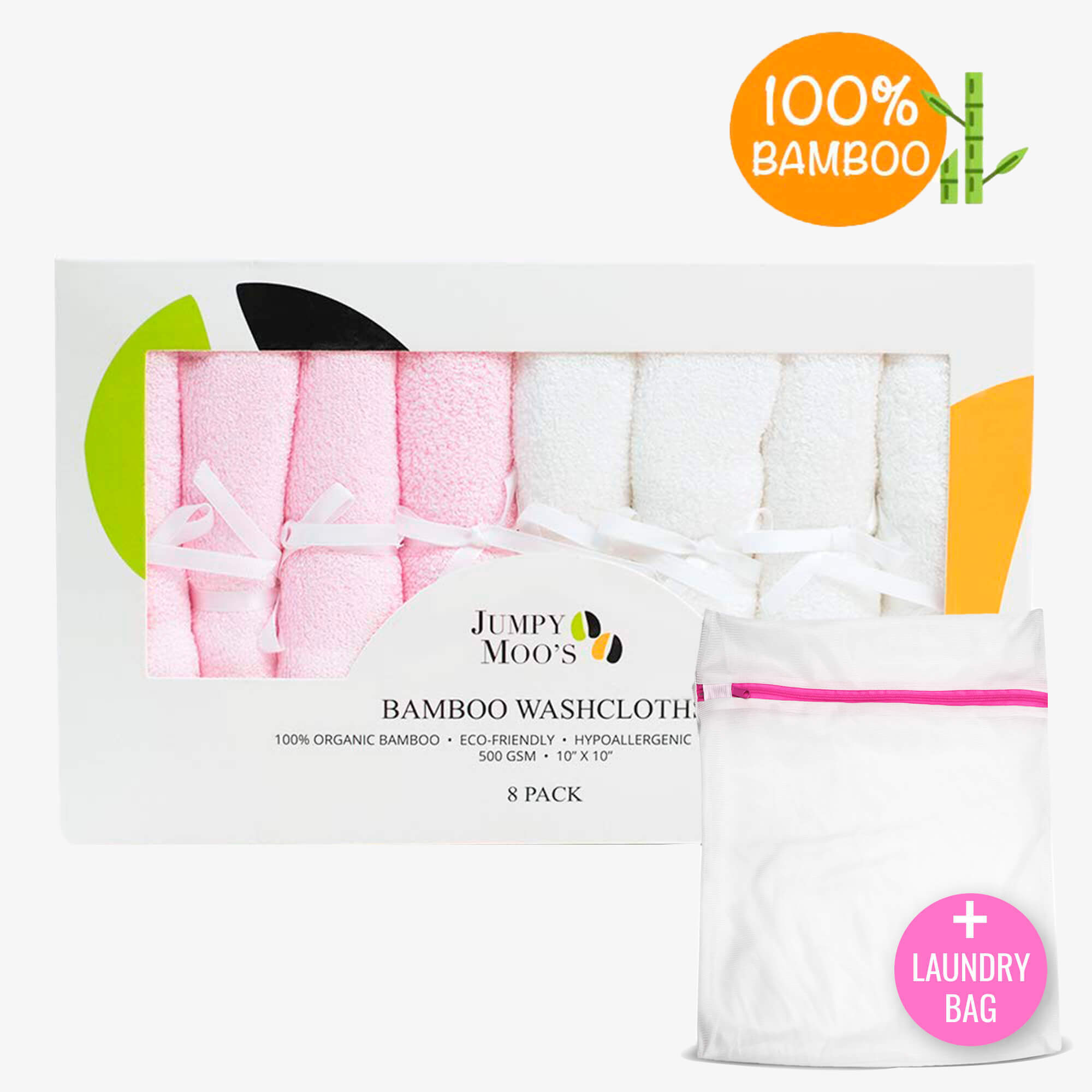 Baby Washcloths - Jumpy Moo's - Baby Essentials