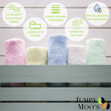 Baby Washcloths - Jumpy Moo's - Baby Essentials
