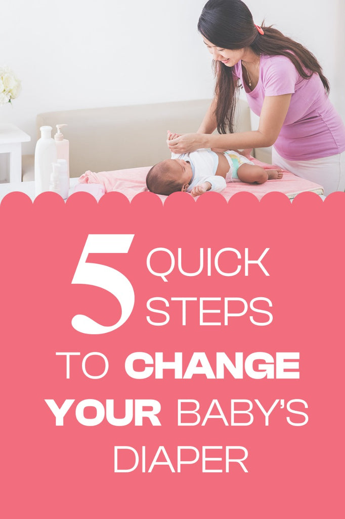 5 quick steps to change your baby's diaper